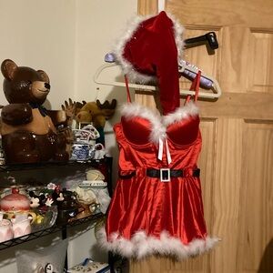 Pucker Up sexy Santa dress for adult